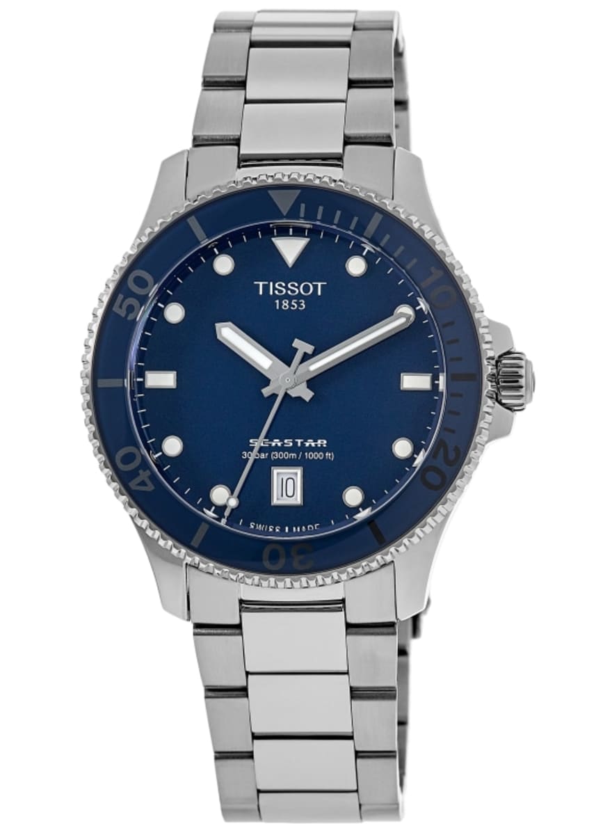 Tissot Seastar 1000 Quartz Blue Dial Stainless Steel Men's Watch T120.410.11.041.00